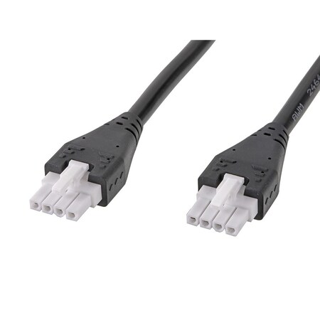 Molex 4 Ckt Overmolded Minifit Jr Cable 500Mm 2153300405